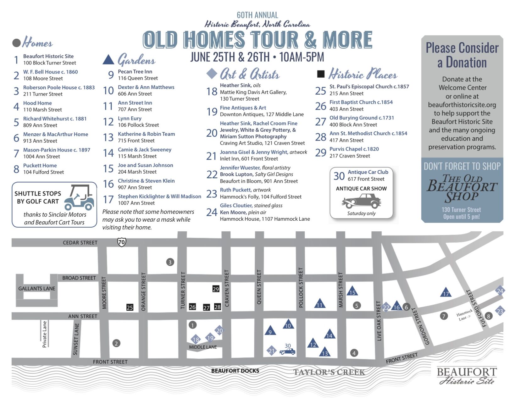 Old Homes Tour and More returns to historic Beaufort